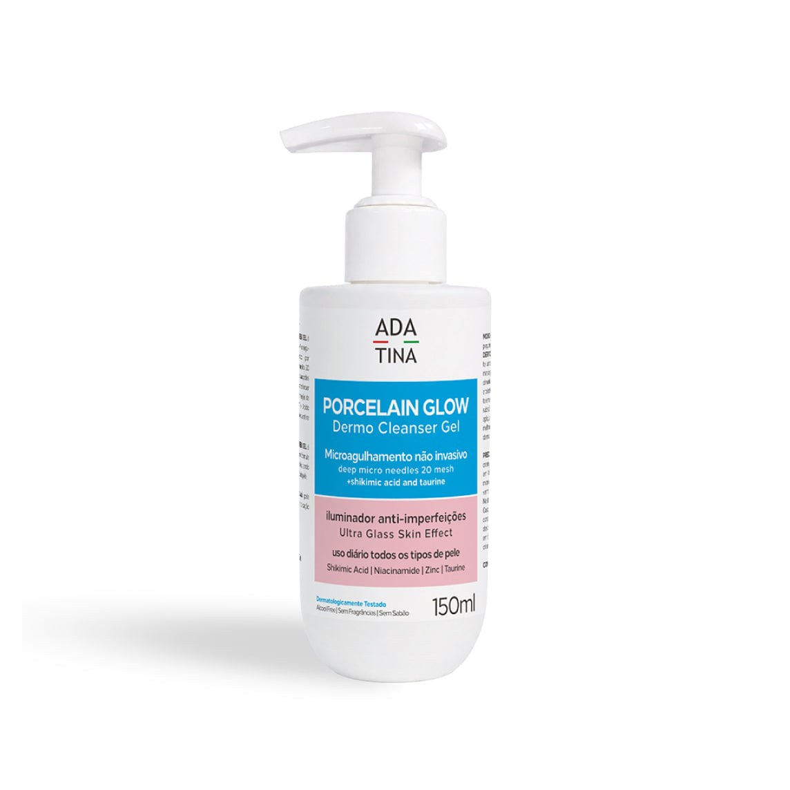 Gel de Limpeza Facial Iluminador Ada Tina Porcelain Glow