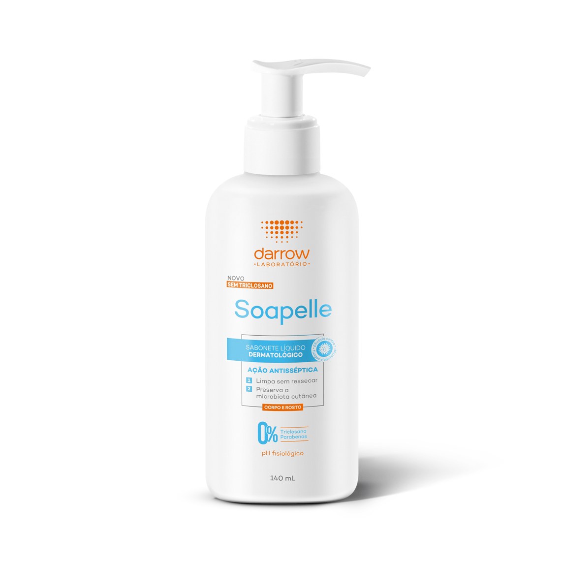 Sabonete Líquido Darrow Soapelle Antisséptico 140ml