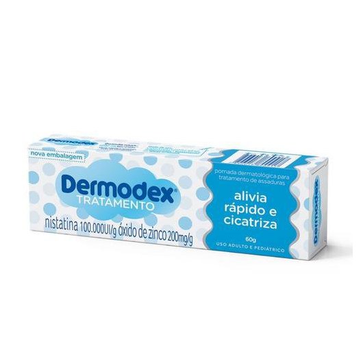 Dermodex Tratamento 100.000 U.I./g + 200 mg/g Pomada para Assadura 60g