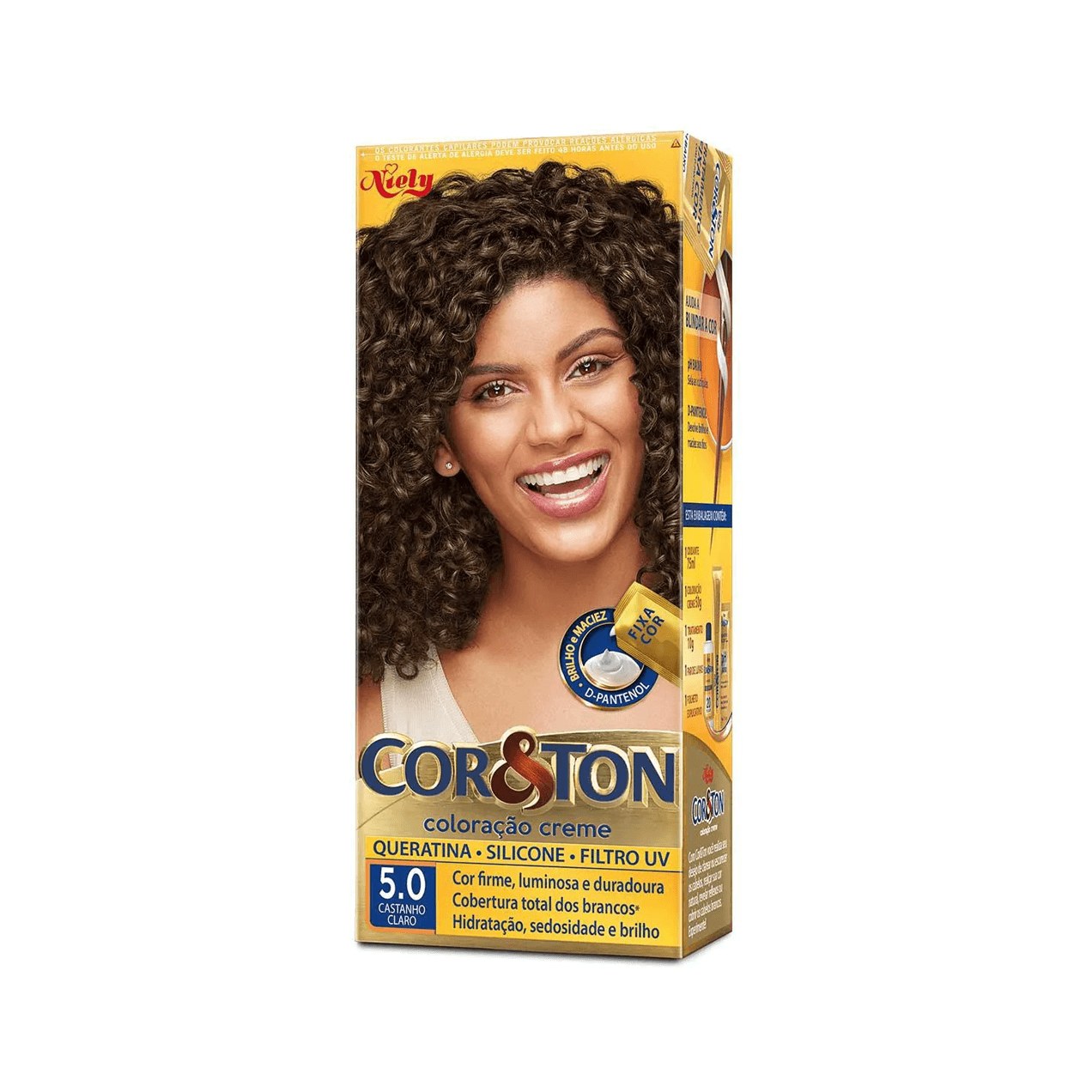 Coloração Niely Cor&Ton Castanho Claro 5.0