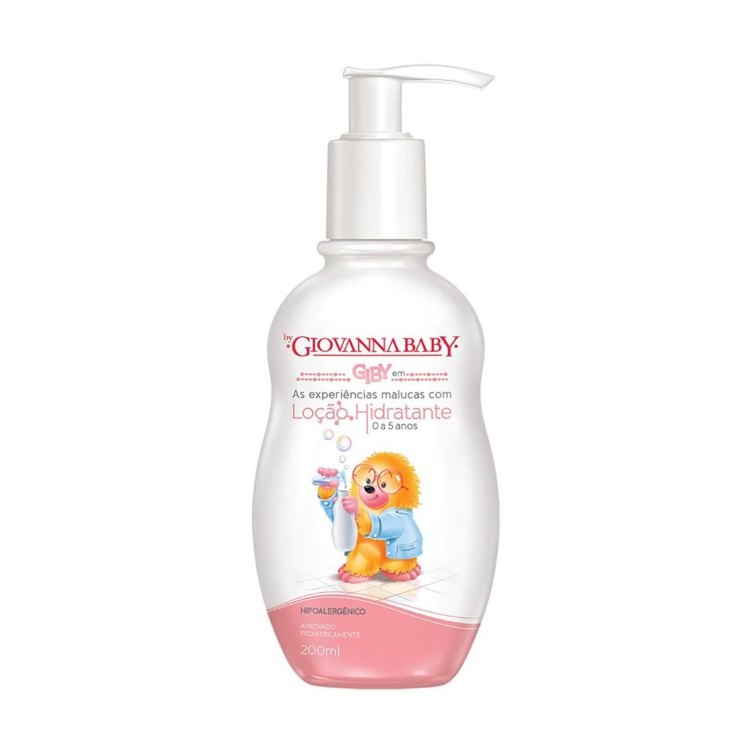 Loção Hidratante Infantil Giovanna Baby Giby 0 a 5 Anos 200ml