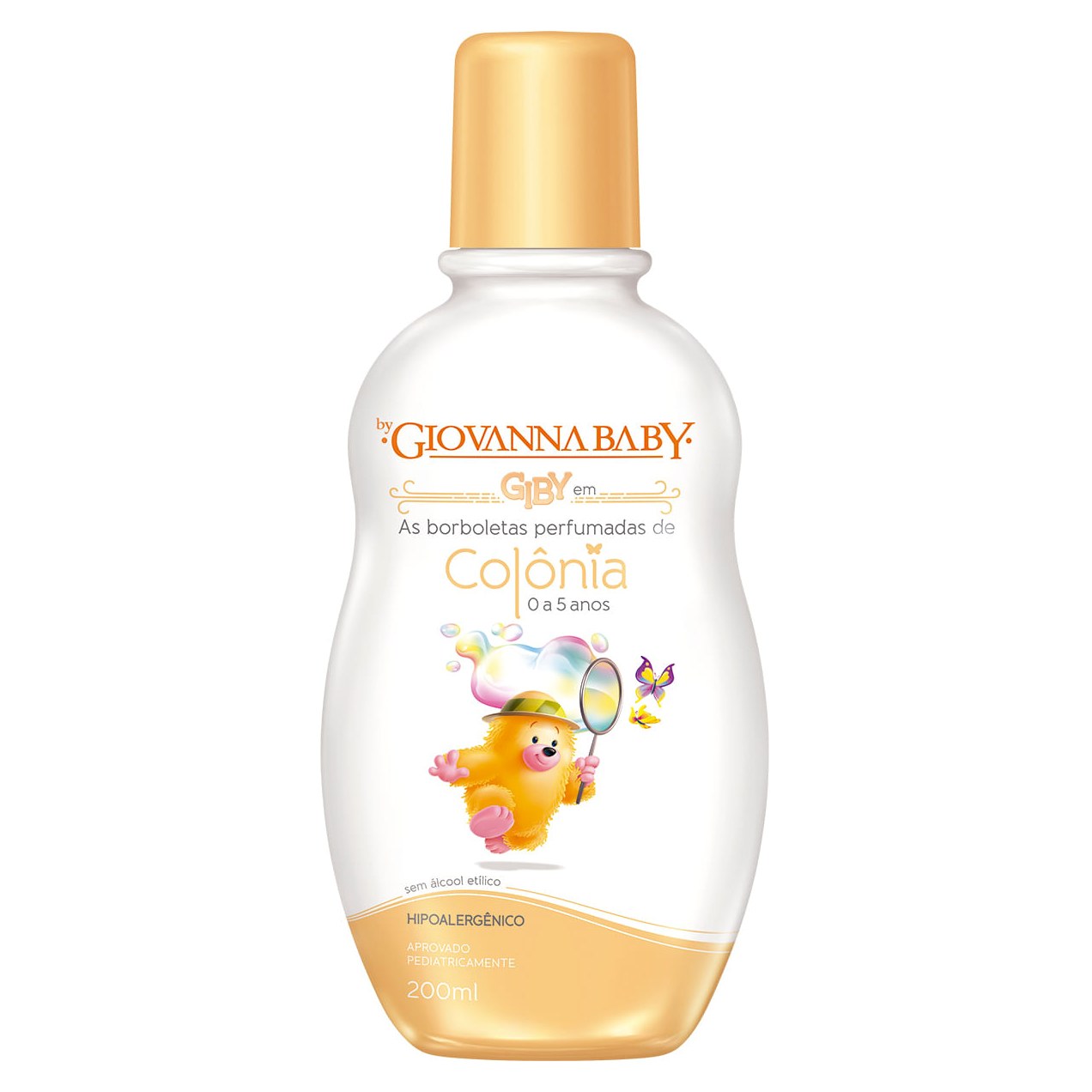 Colônia Infantil Giovanna Baby Giby 0 a 5 Anos 200ml
