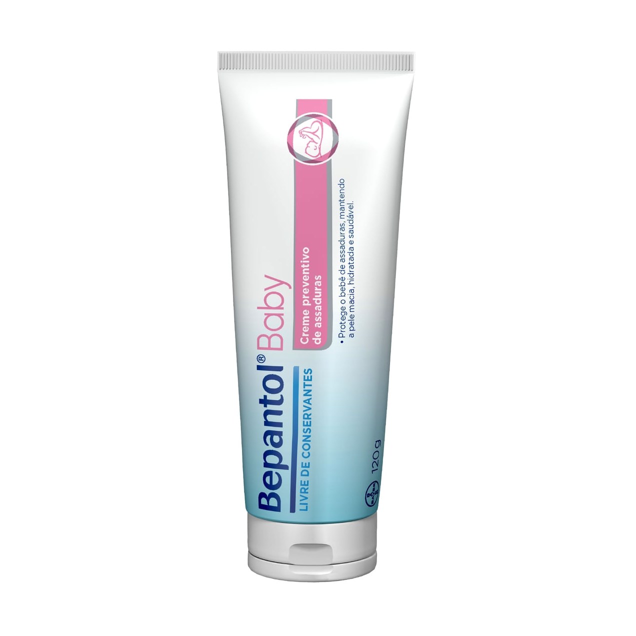 Creme Preventivo de Assaduras a Bepantol Baby com Pró-Vitamina B5 Hipoalergênico Recém-Nascido 120g