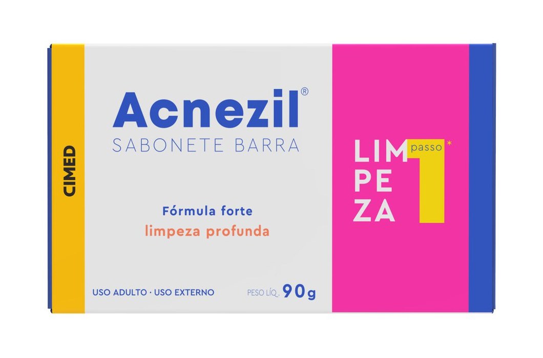 Sabonete em Barra Facial Acnezil Fórmula Forte 90g