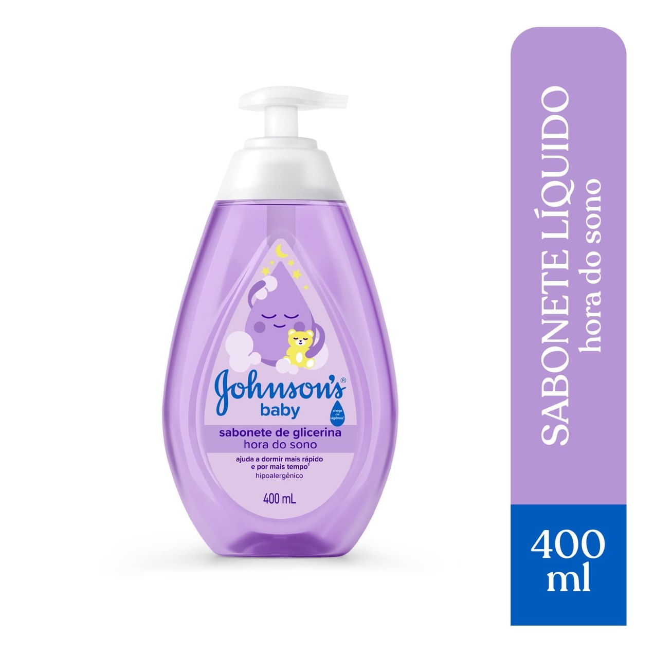 Sabonete Líquido Infantil Johnson's Baby Hora do Sono Sem Lágrimas 400ml