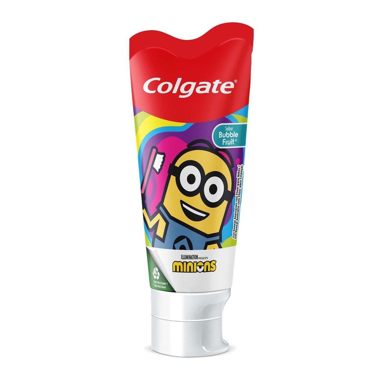 Creme Dental Infantil Colgate Smiles Minions Sabor Bubble Fruit 100g