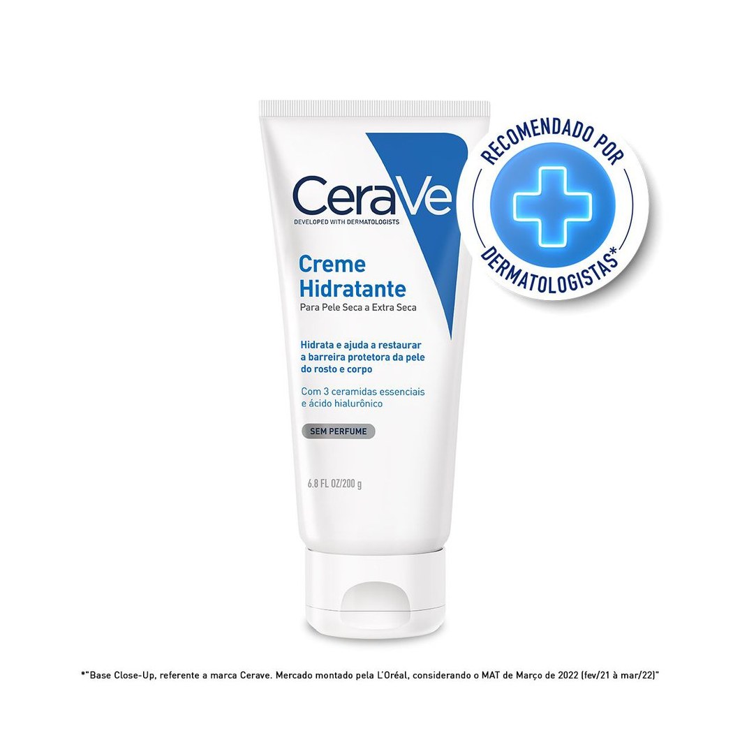 Creme Hidratante CeraVe Hidratante Pele Seca e Extra Seca 200g