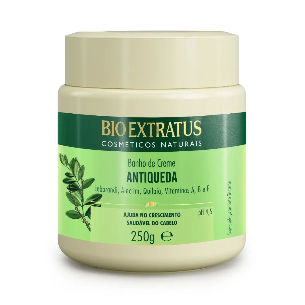 Creme de Tratamento Capilar Bio Extratus Jaborandi, Alecrim, Quilaia e Vitaminas 250g