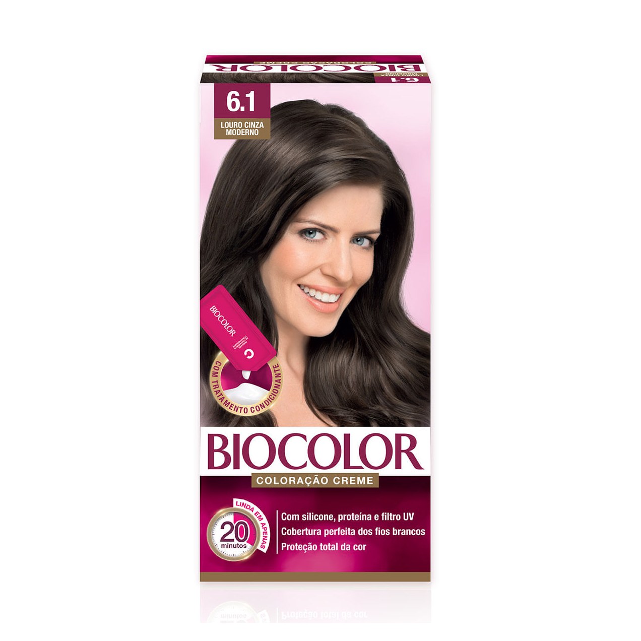 Tintura Biocolor Mini Louro Cinza Moderno 6.1