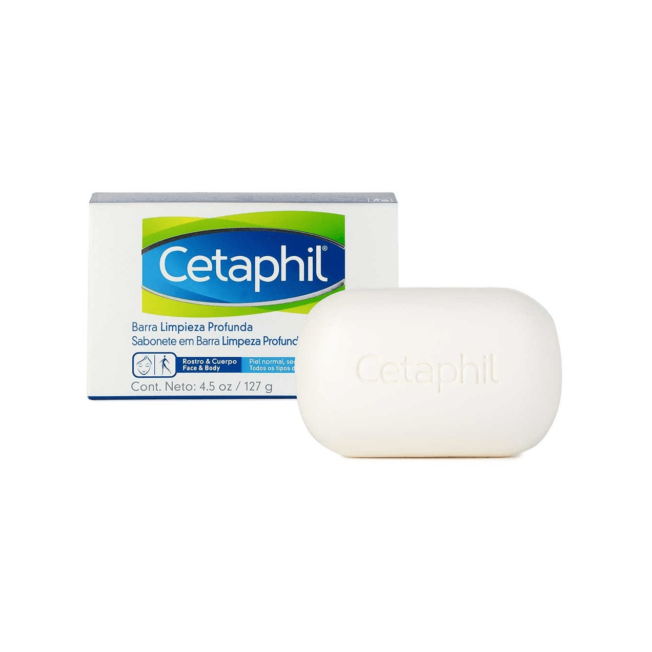 Sabonete em Barra Facial Cetaphil Limpeza Profunda 127g