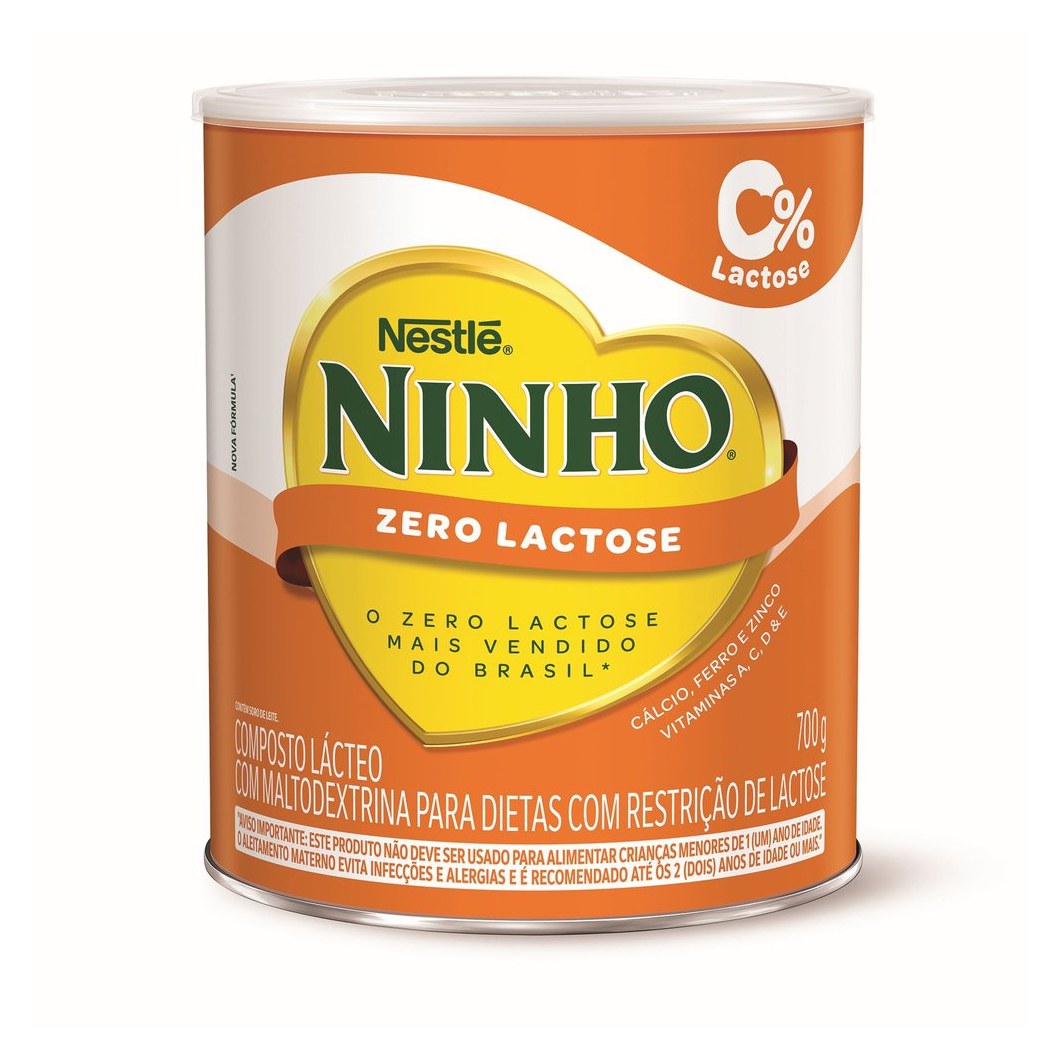 Composto Lácteo NINHO Zero Lactose Lata 700g