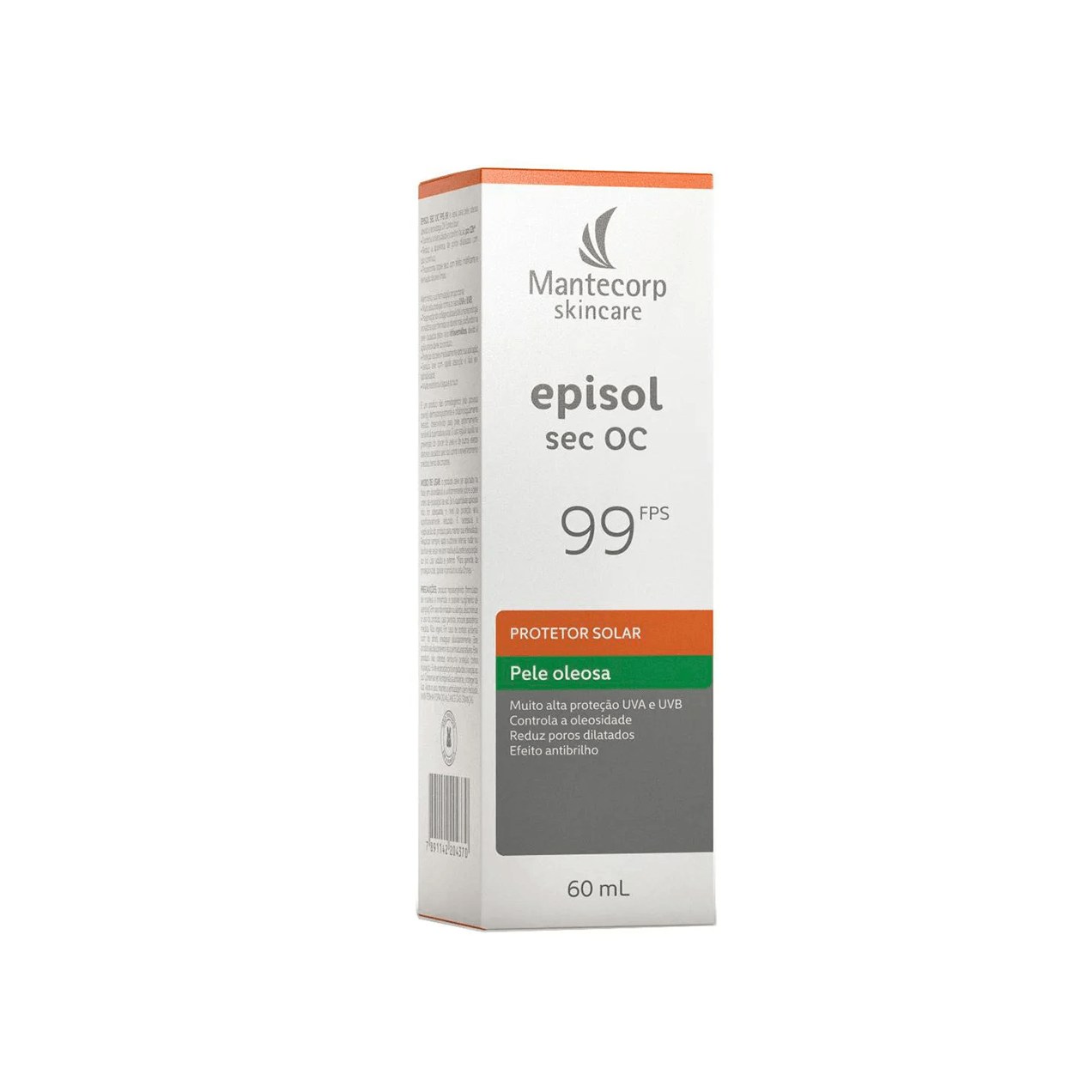 Protetor Solar Facial Episol Sec OC FPS99 60g