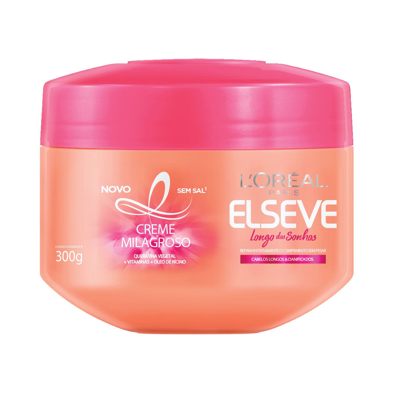 Creme de Tratamento Capilar Elseve Longo dos Sonhos Milagroso 300g