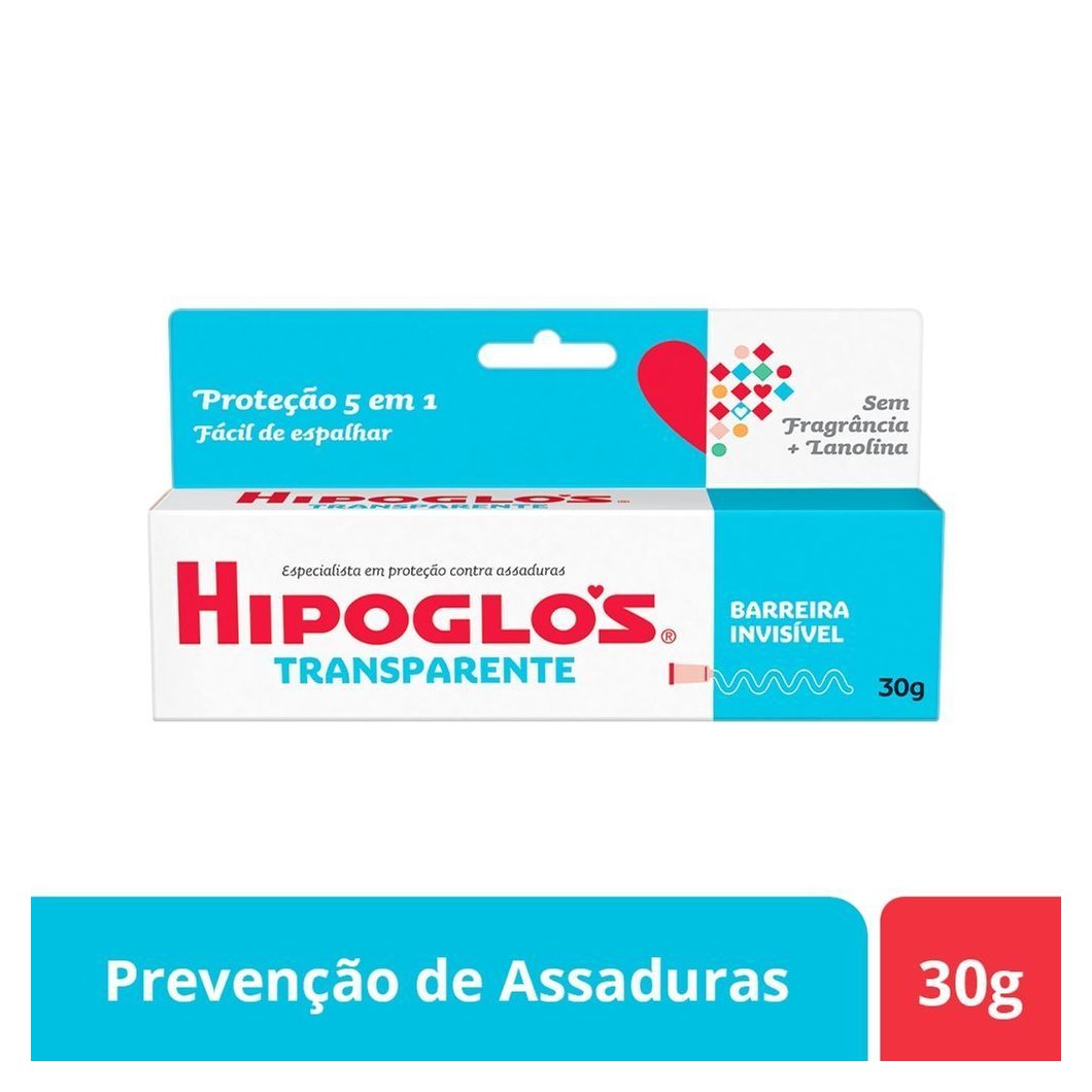 Creme Preventivo De Assaduras Hipoglós Transparente 30G