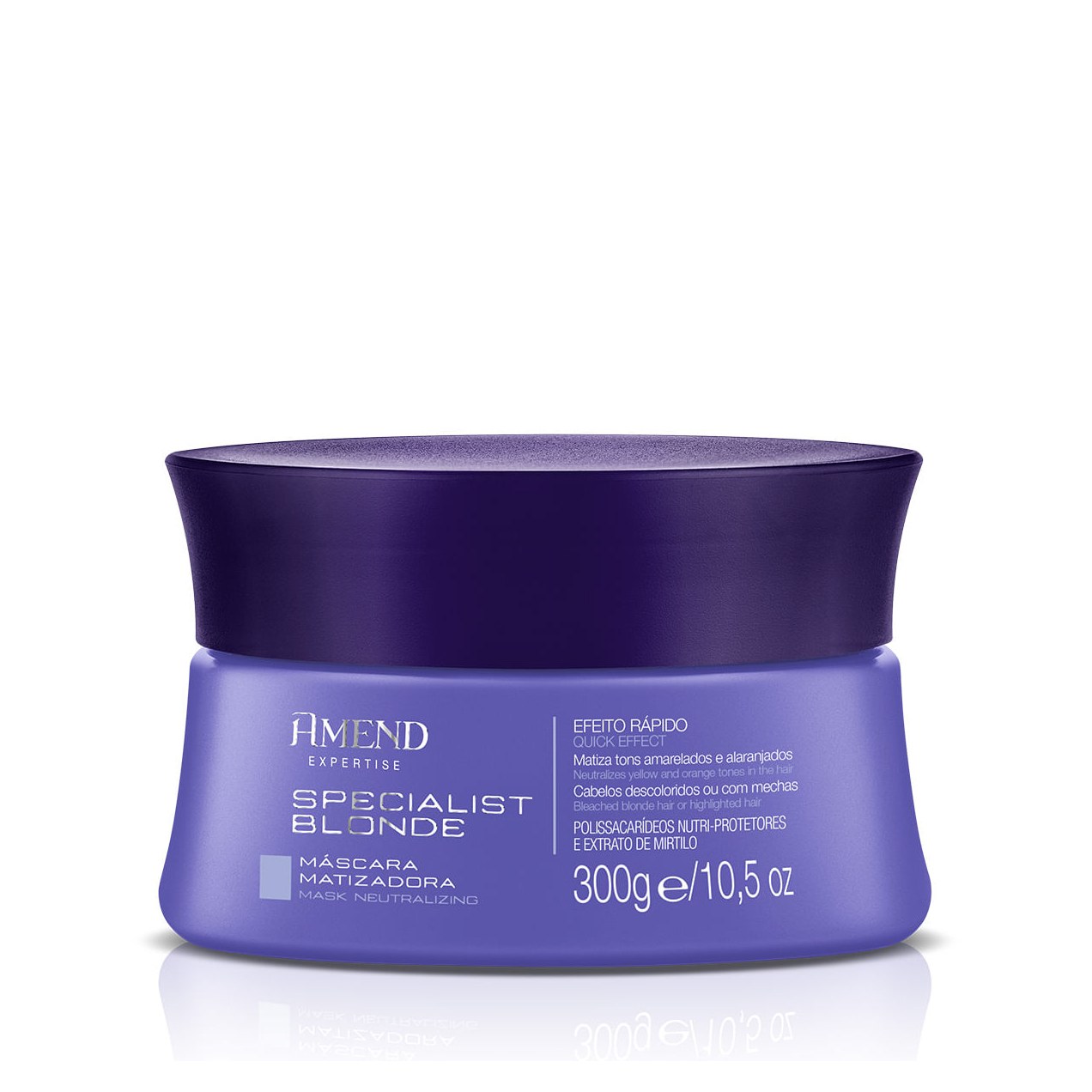 Máscara Capilar Amend Specialist Blonde Matizador 300g