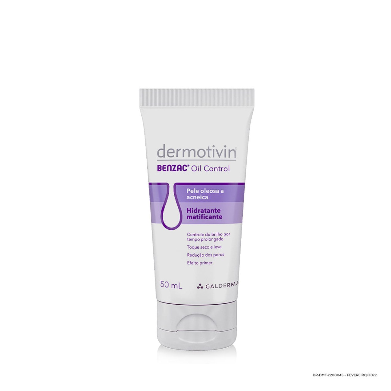 Hidratante Facial Dermotivin Benzac Oil Control Matificante Pele Oleosa e Acneica 50ml