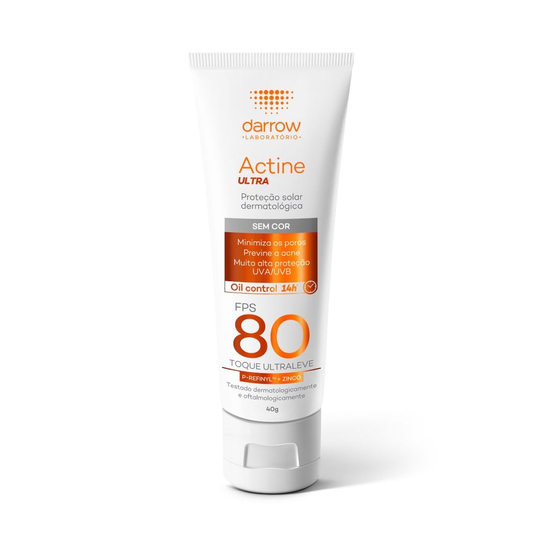 Protetor Solar Facial Actine Ultra Oil Control FPS80 40g