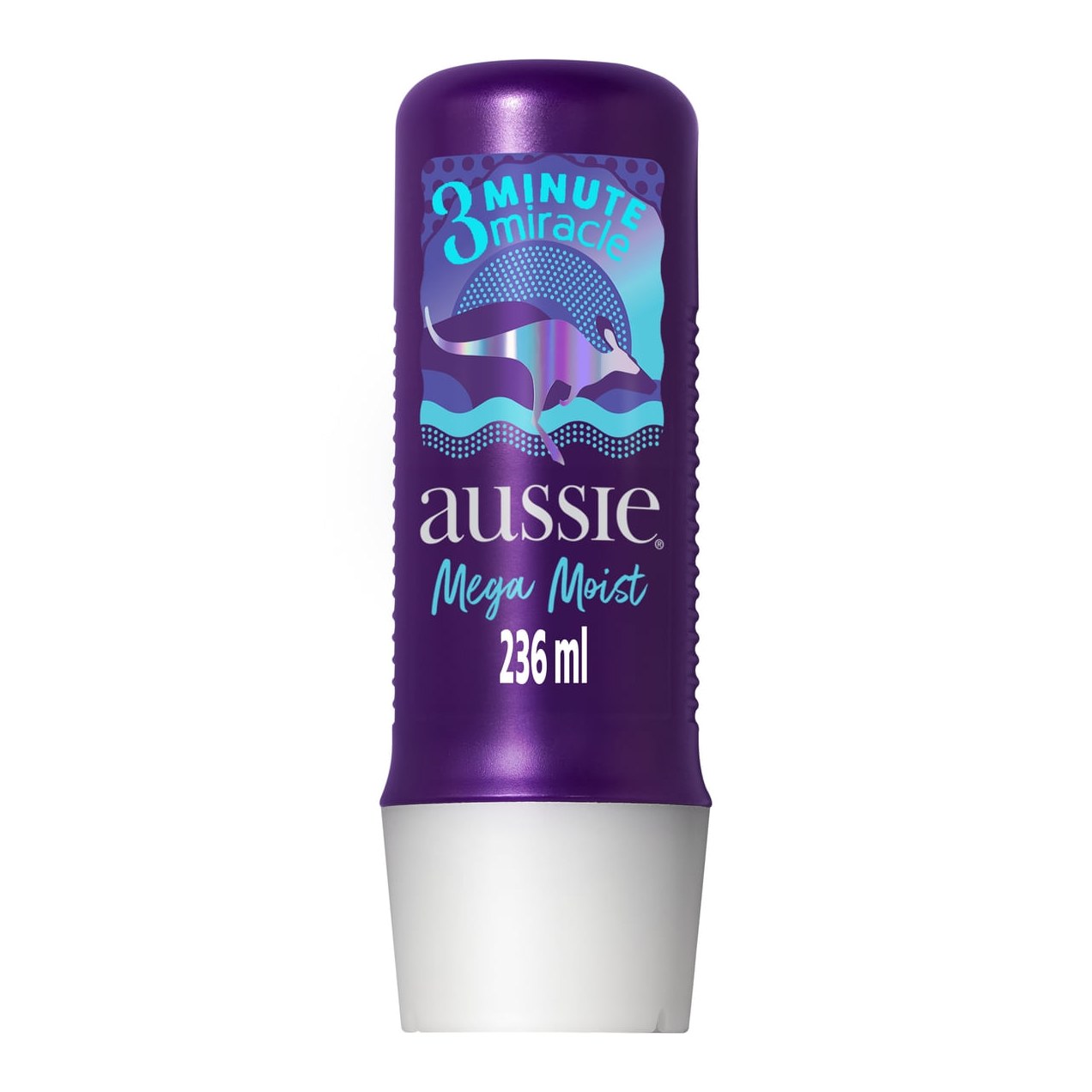 Creme de Tratamento Capilar Aussie 3 Minute Miracle Mega Moist Hidratação Intensa 236ml