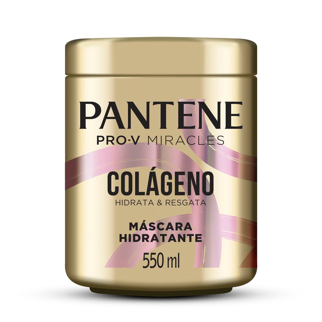 Máscara de Tratamento Pantene Pro-V Miracles Colágeno Hidrata & Resgata 550ml