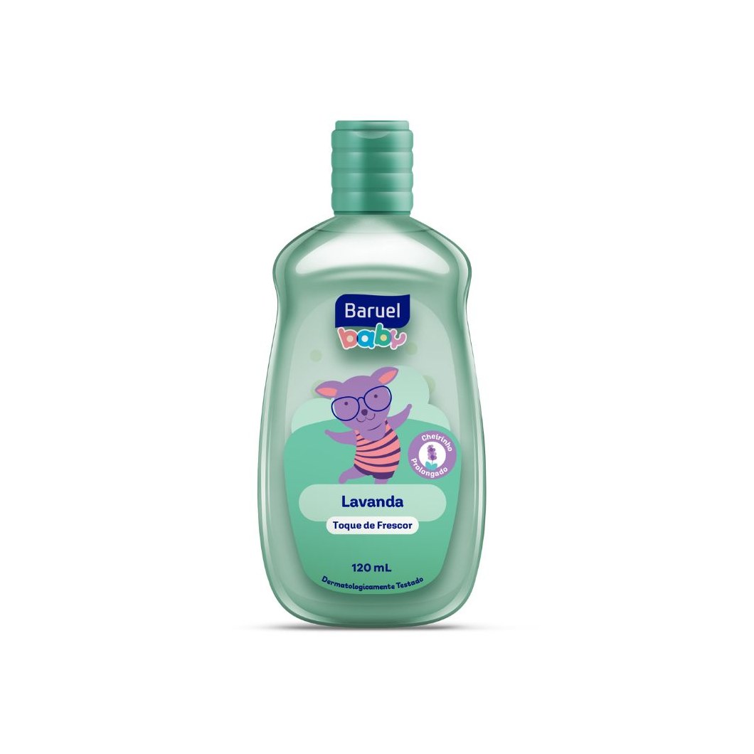 Colônia Infantil Baruel Baby Toque de Frescor Lavanda 120ml