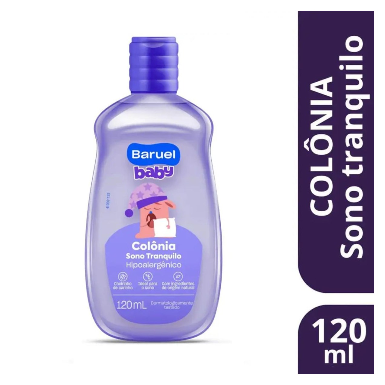 Colônia Infantil Baruel Baby Sono Tranquilo 120ml