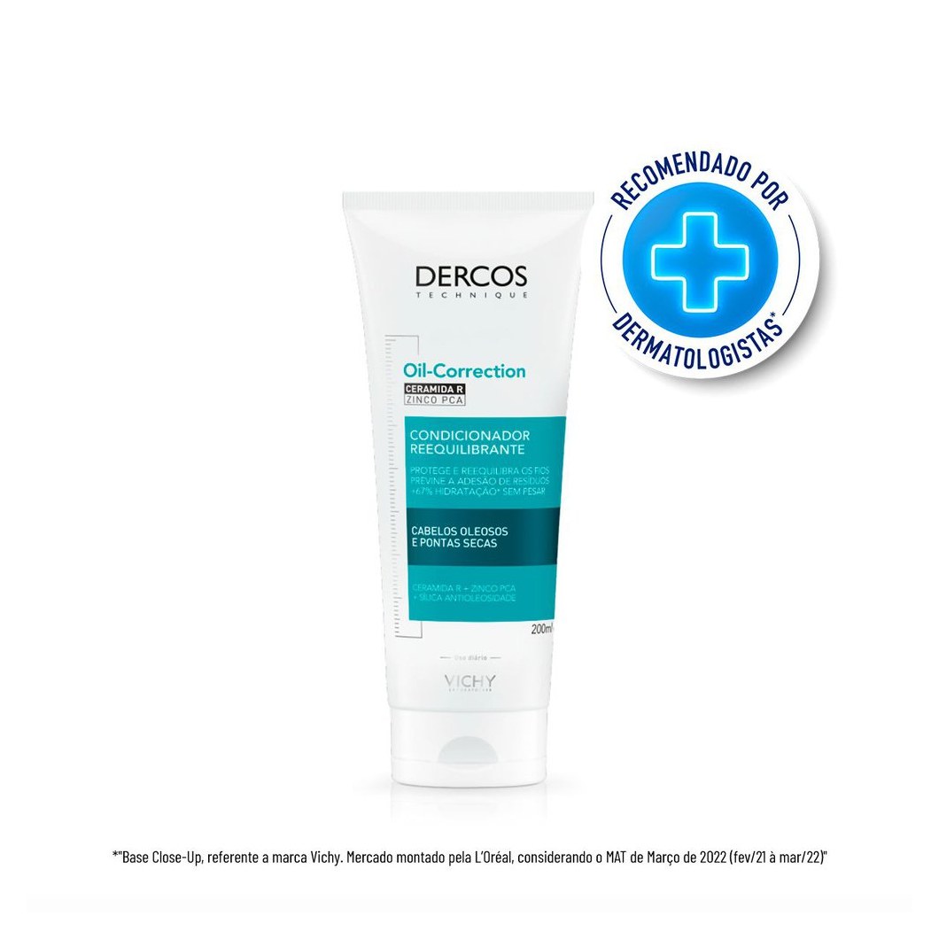 Condicionador Vichy Dercos Oil-Correction 200ml