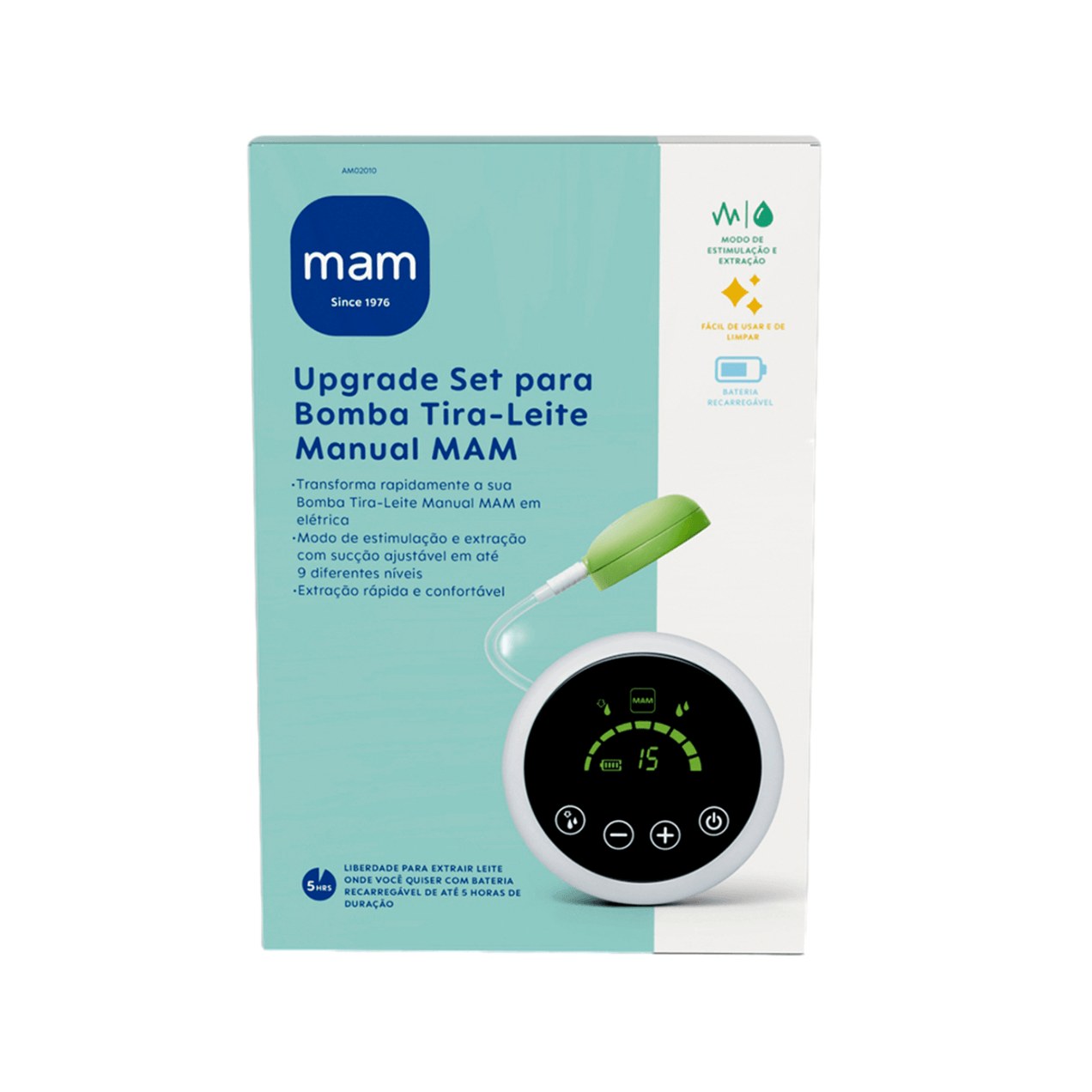 Adaptador Elétrico MAM para Bomba Tira Leite Manual 1 Unidade