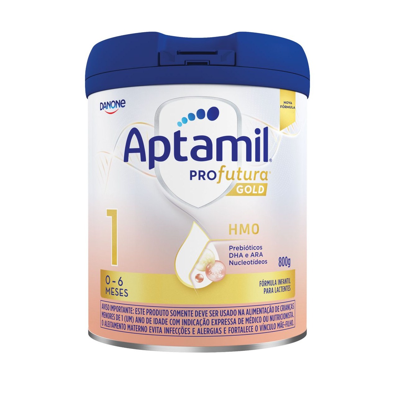 Fórmula Infantil Aptamil Profutura Gold 1 De 0 A 6 Meses 800g