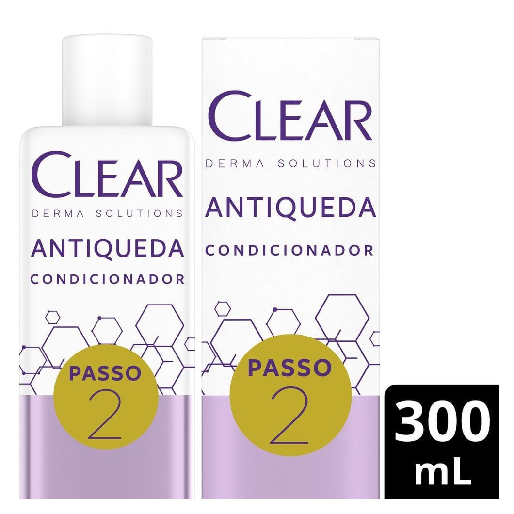 Condicionador Clear Derma Solutions Antiqueda Passo 2 300ml