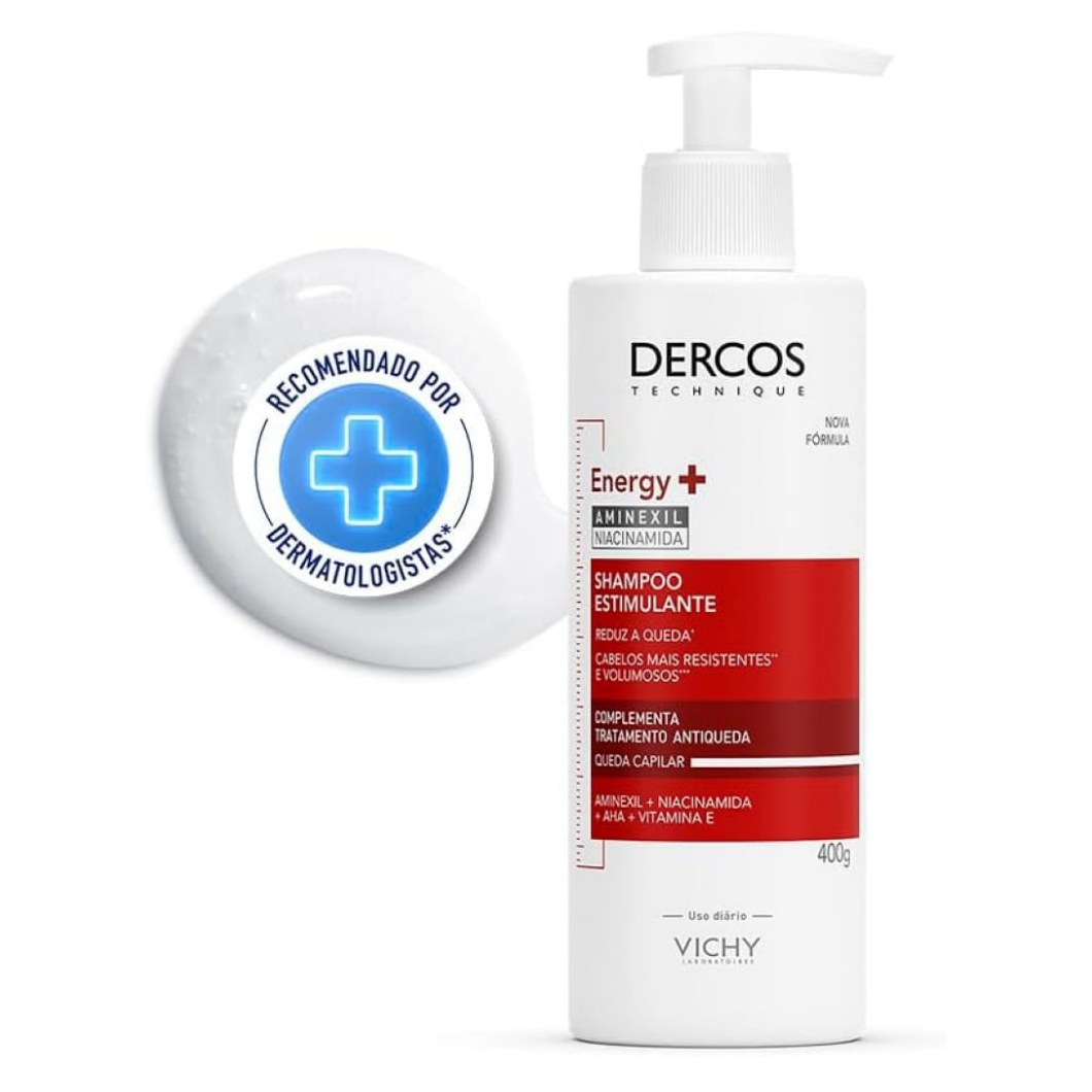 Shampoo Vichy Dercos Energy+ Antiqueda 400ml