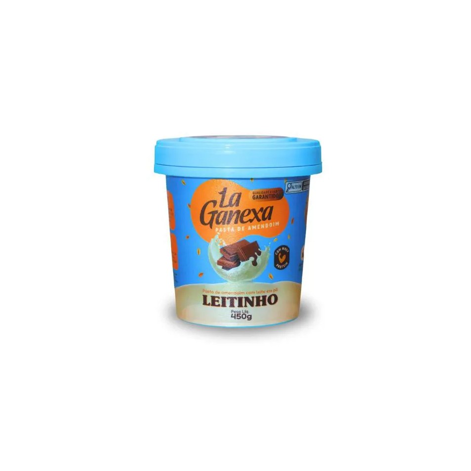 Pasta de Amendoim Leitinho 450G – La Ganexa