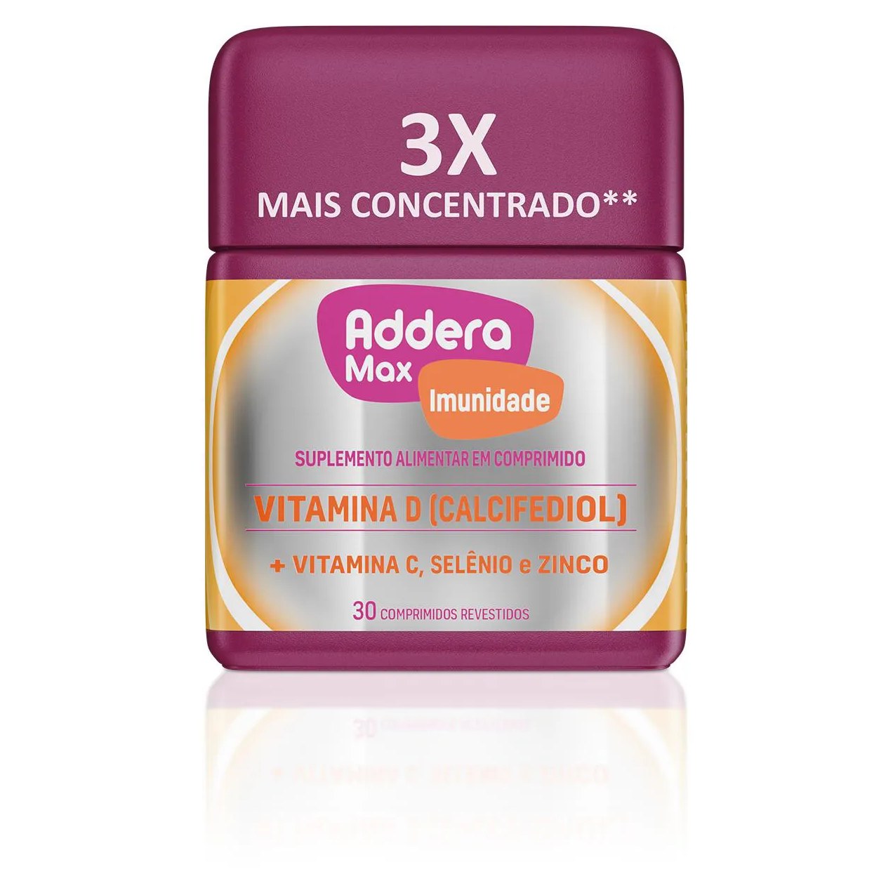Polivitamínico Addera Max Imunidade 30 comprimidos