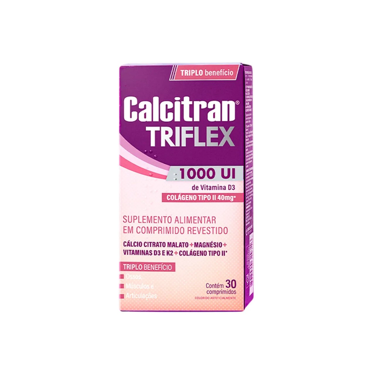 Polivitamínico Calcitran Triflex 30 comprimidos