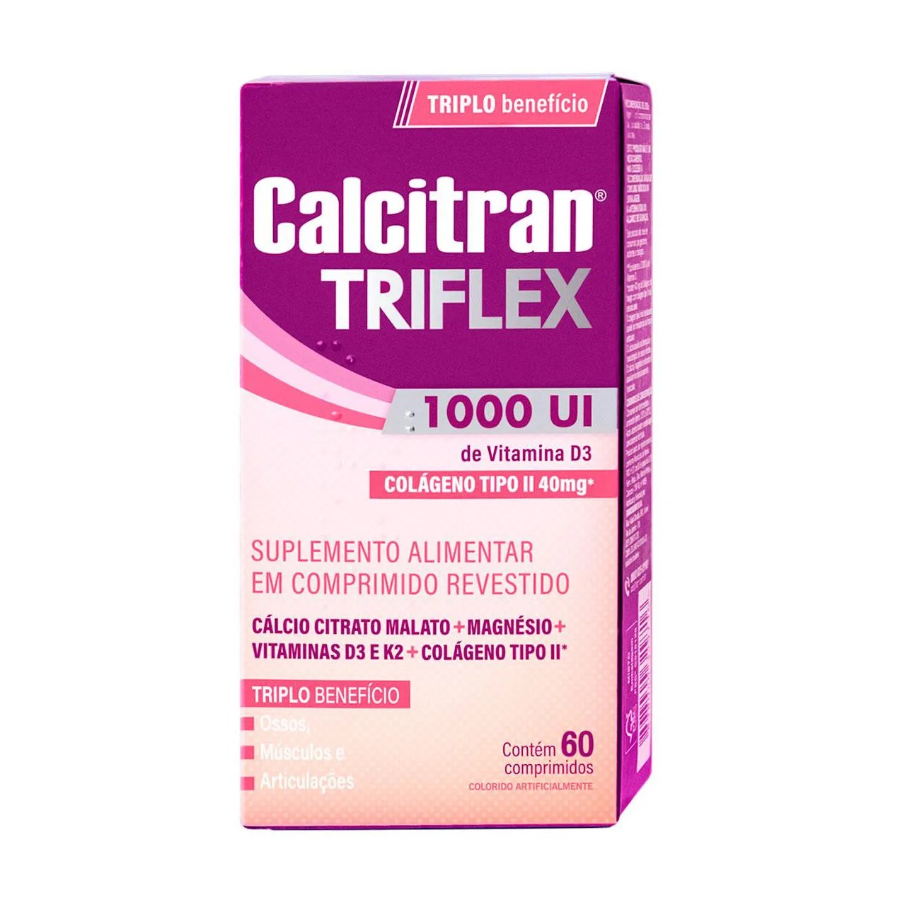 Polivitamínico Calcitran Triflex 60 comprimidos