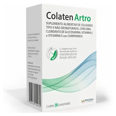 Suplemento Alimentar Colaten Artro 30 comprimidos