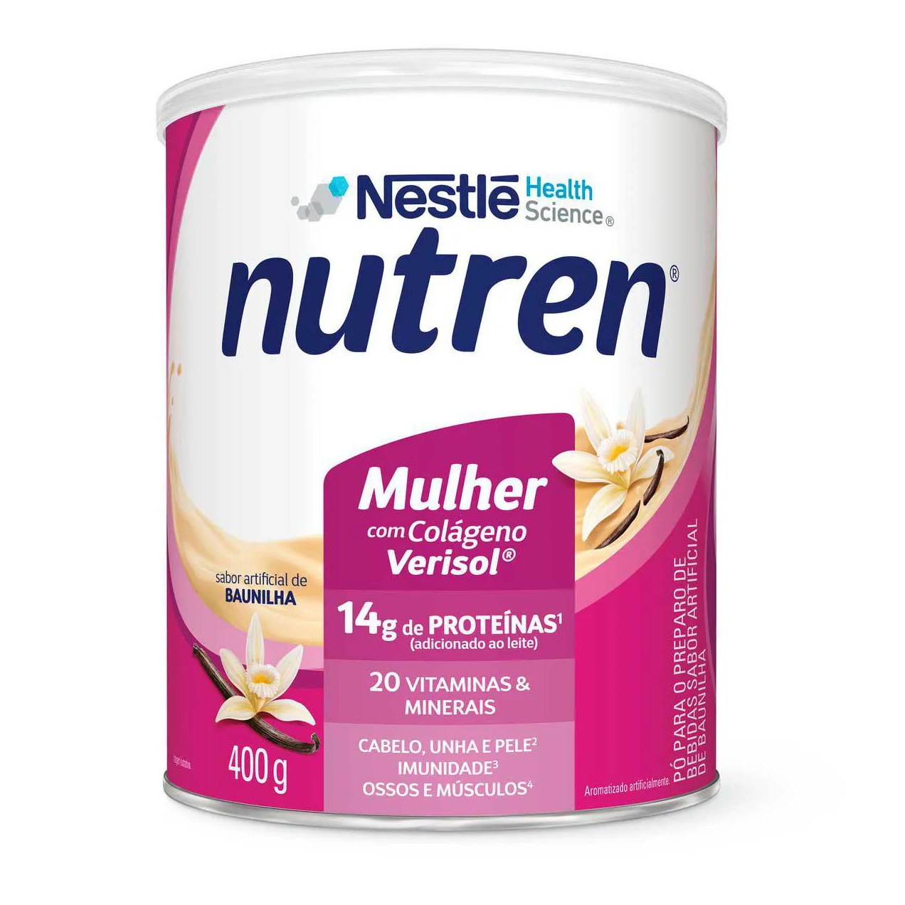 Suplemento Alimentar Nestlé Nutren Mulher Baunilha 400g