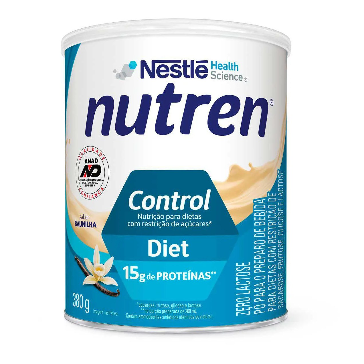 Suplemento Alimentar Nutren Control Baunilha com 380g
