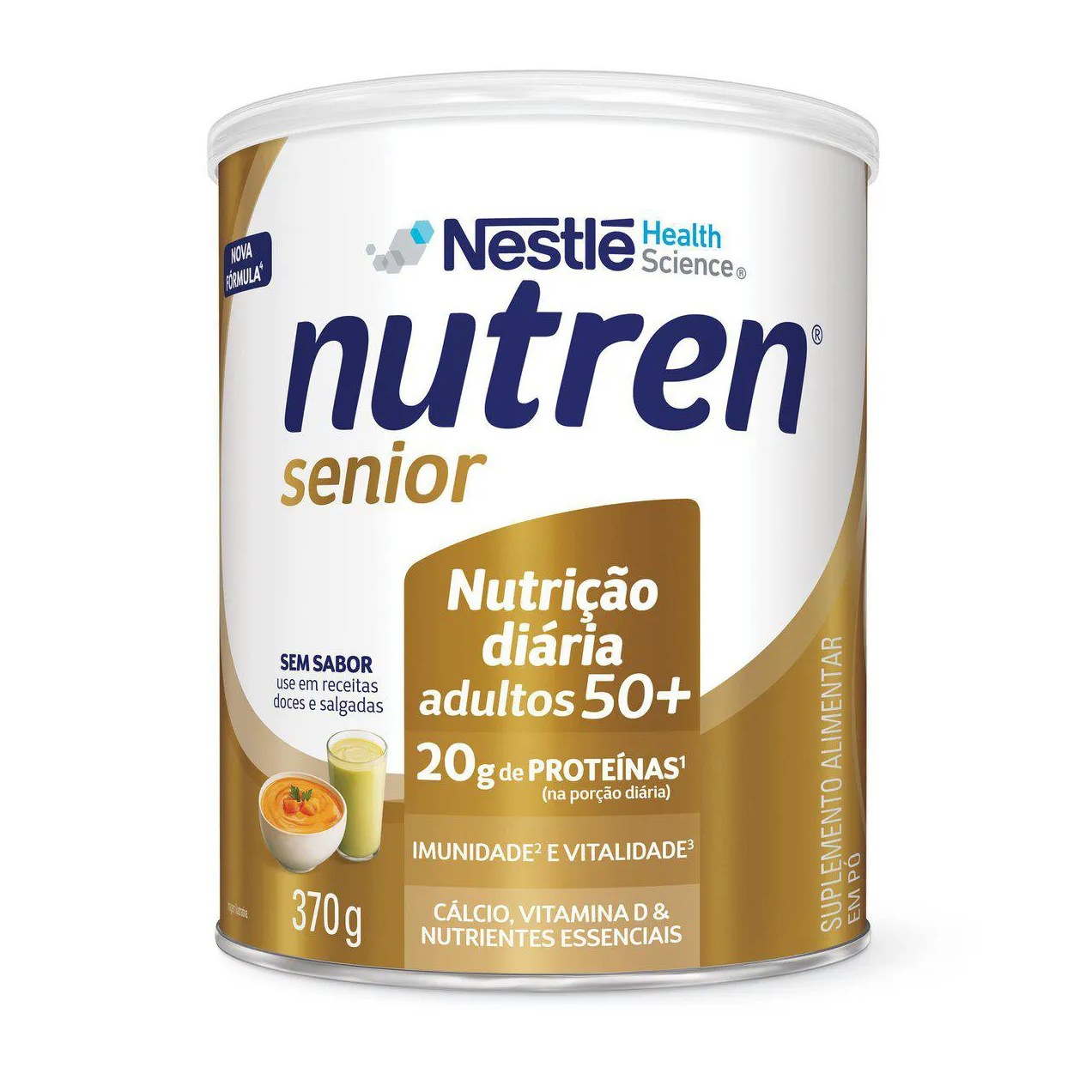 Suplemento Alimentar Nutren Sênior 50+ Baunilha 370g
