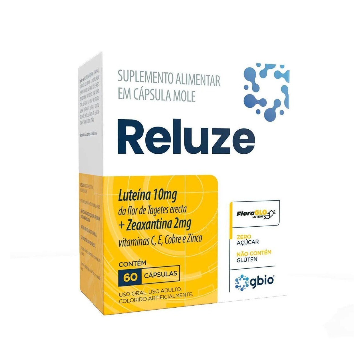 Suplemento alimentar Reluze 60 cápsulas moles