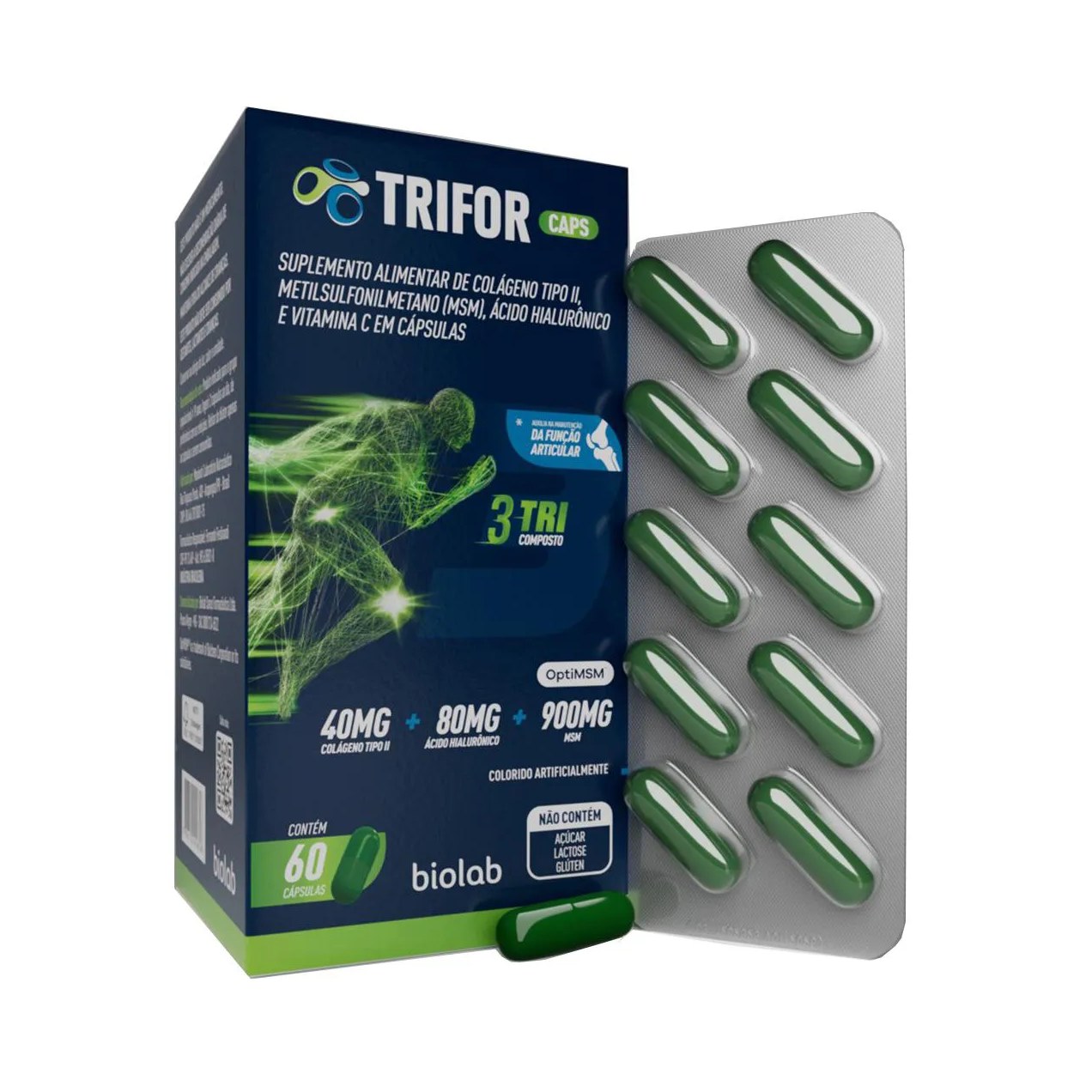 Suplemento Alimentar Trifor Caps 60 Cápsulas