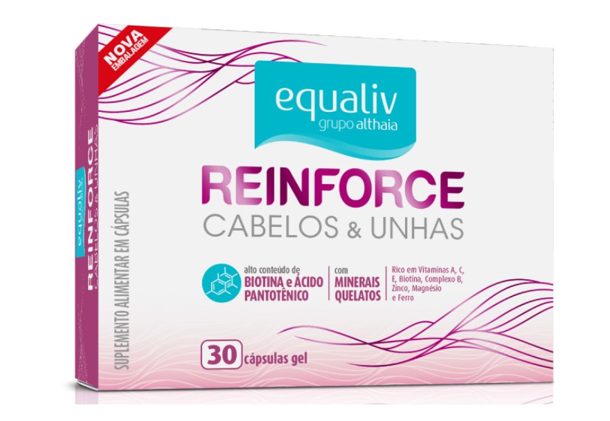 Reinforce Cabelos & Unhas Equaliv 30 cápsulas