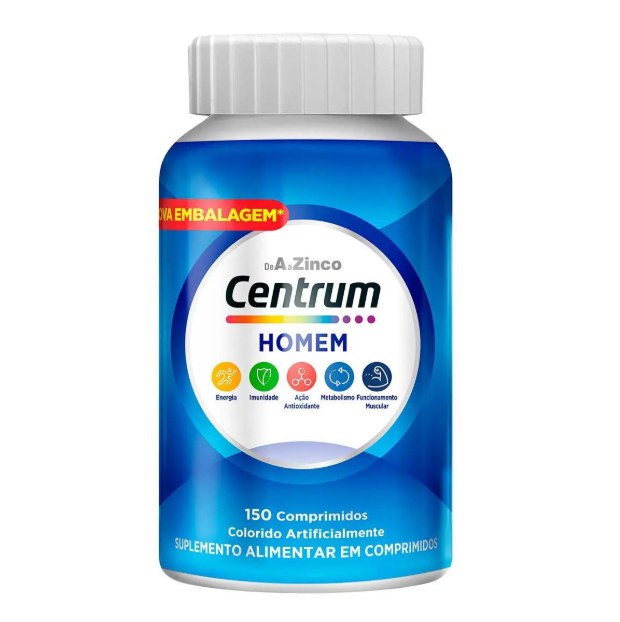 Suplemento Alimentar Centrum Homem 150 Comprimidos