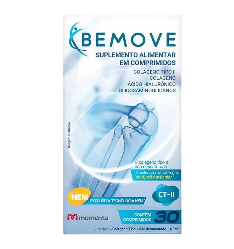 Suplemento Alimentar Bemove 30 Comprimidos