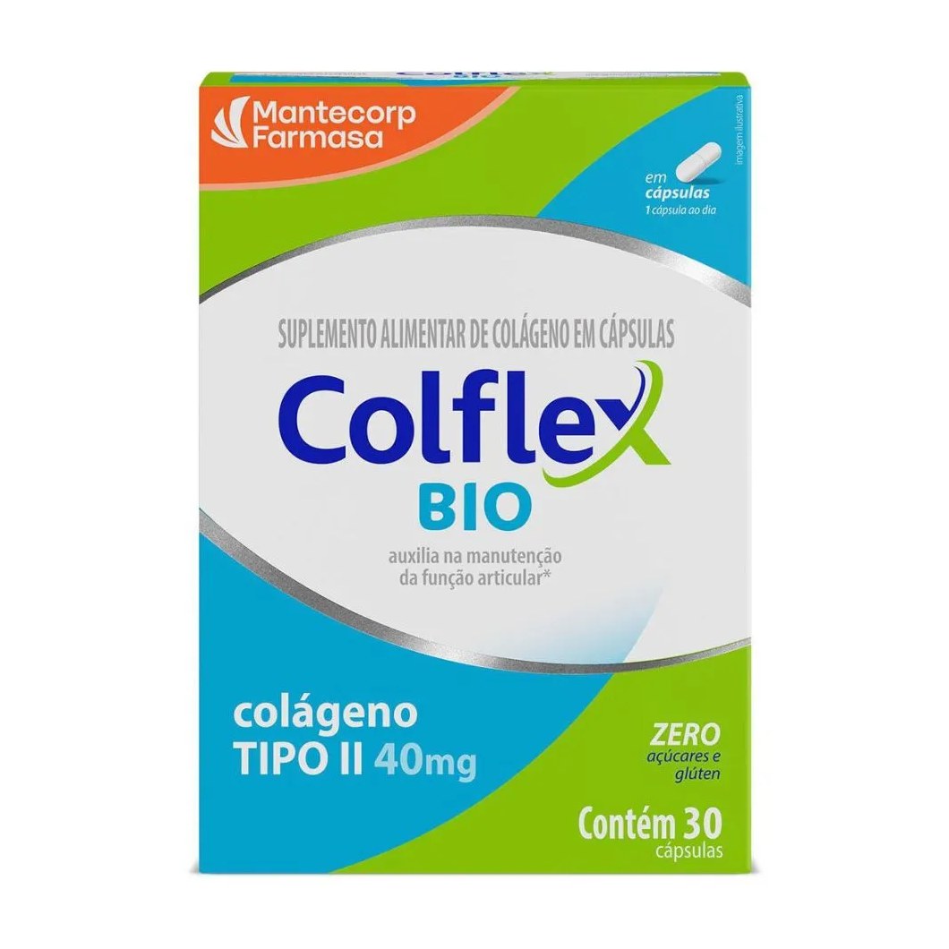 Colágeno Colflex Bio Tipo Ii 30 Cápsulas