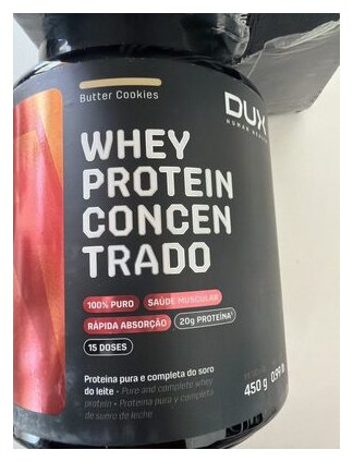 DUX Butter Cookies Whey Protein Concentrado