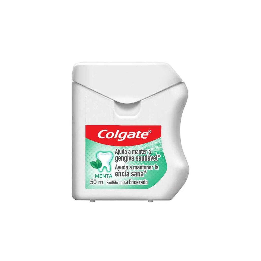 Fio Dental Colgate Encerado Menta 50m