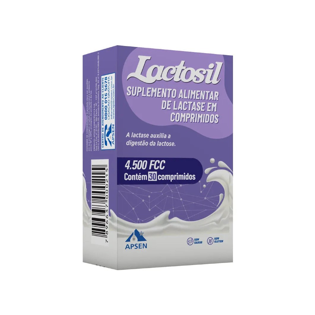 Lactosil Com 30 Comprimidos 4500 Fcc