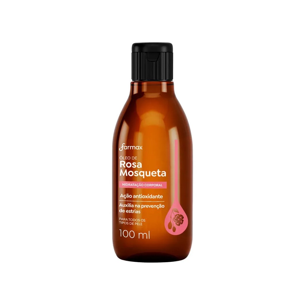 Oleo Corporal Farmax 100ml Rosa Mosqueta