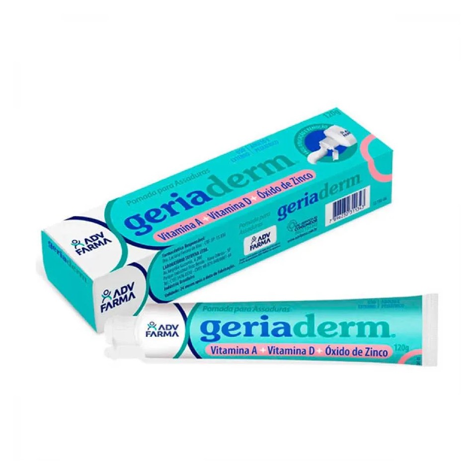 Pomada Contra Assaduras Geriaderm 120g
