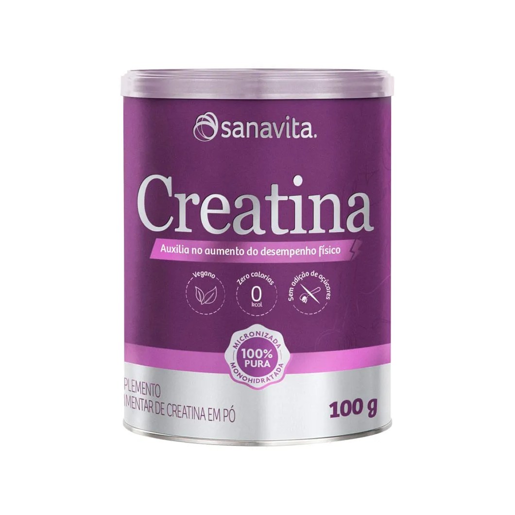 Sanavita Creatina 100% Pura Monohidratada 100g